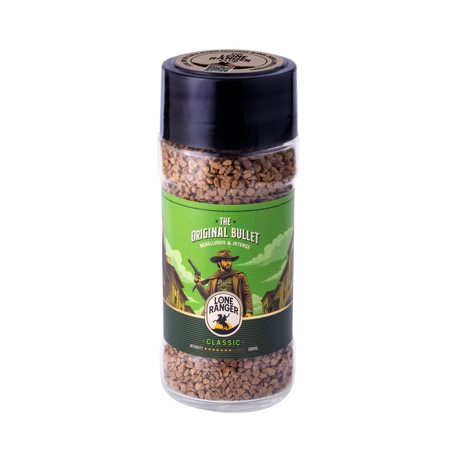 Lone Ranger Coffee Combo | Classic + Smokey Cinnamon Instant Coffee | Each 50g | Pack of 2 | Freeze Dried