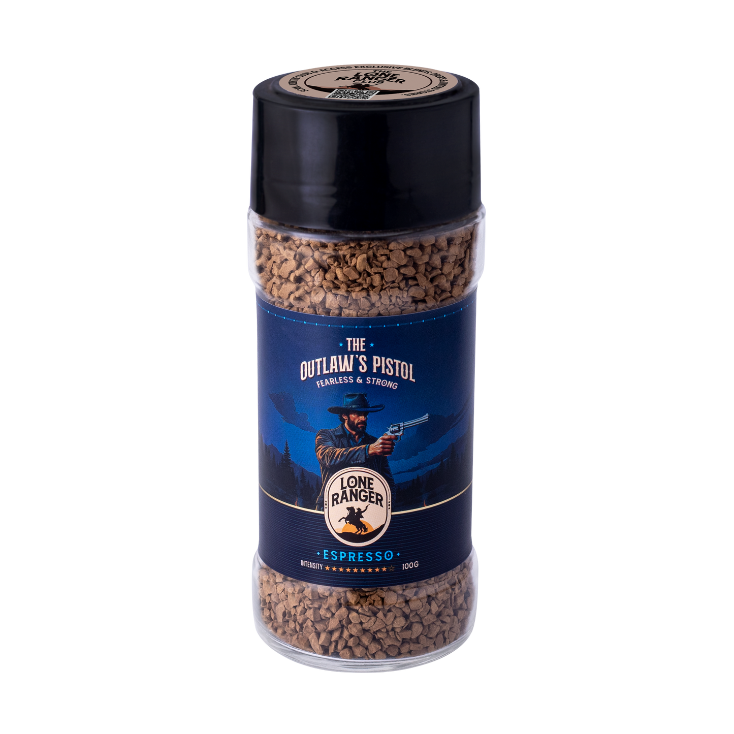 Lone Ranger Strong Coffee Combo | Classic + Espresso Instant Coffee | Each 50g | Pack of 2 | Freeze Dried