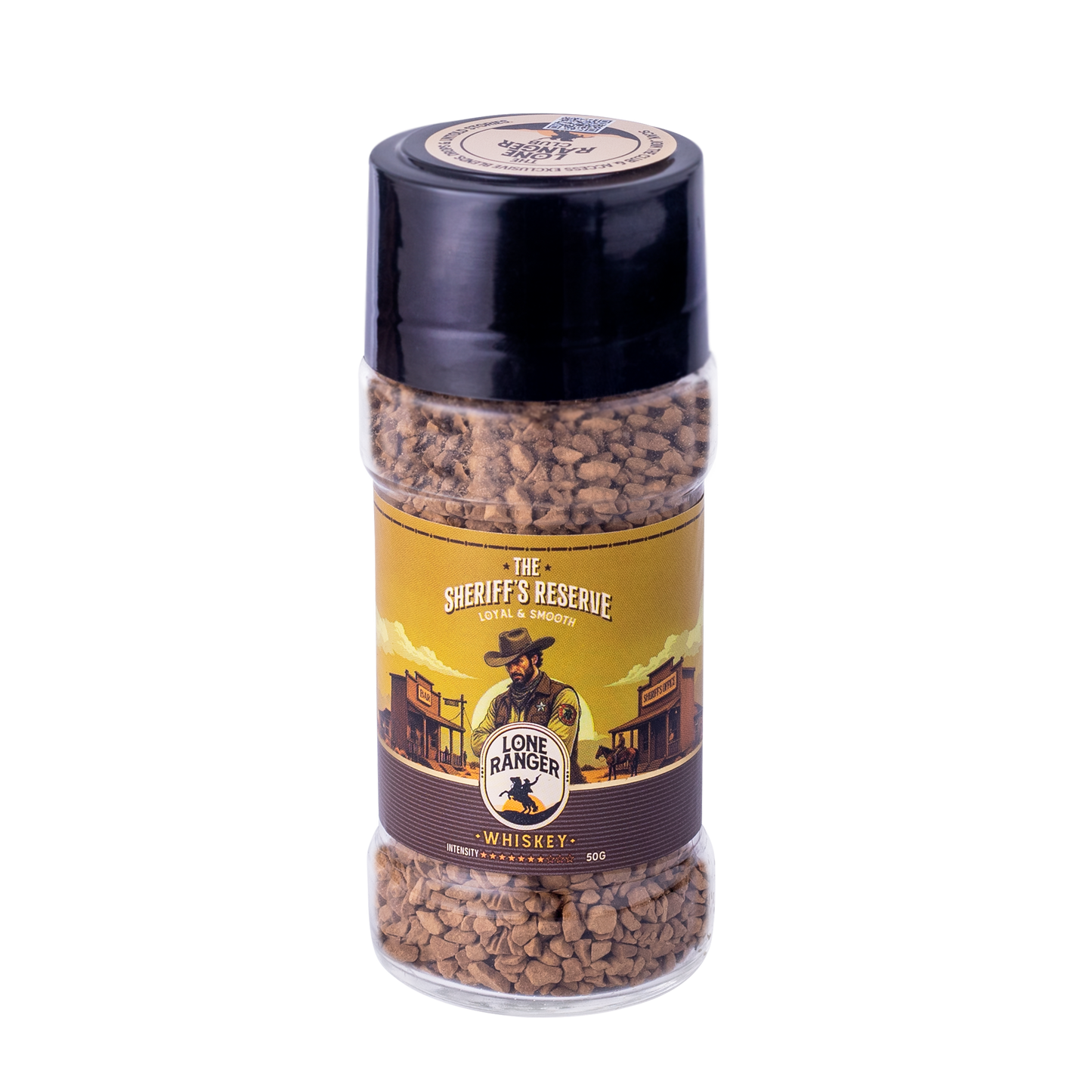 Lone Ranger Premium Coffee Combo | Smokey Cinnamon + Whiskey Instant Coffee | Each 50g | Pack of 2 | Freeze Dried