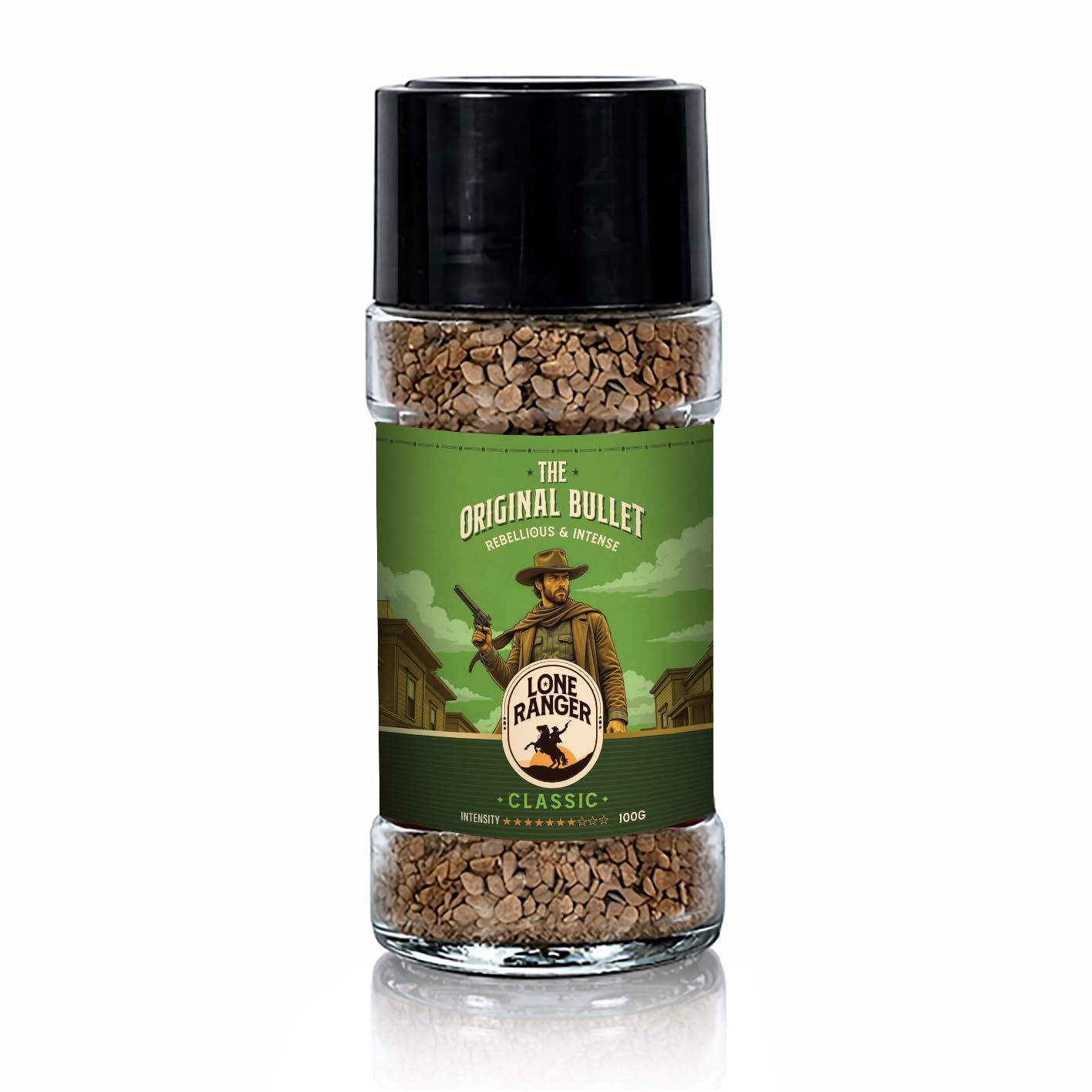 Lone Ranger Classic Instant coffee |The Original Bullet 100% Pure Arabica | Freeze Dried | Drink Hot or Cold