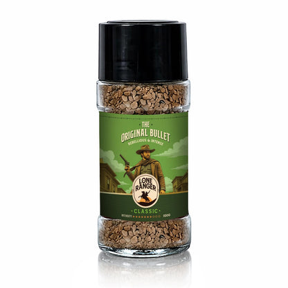 Lone Ranger Classic Instant coffee |The Original Bullet 100% Pure Arabica | Freeze Dried | Drink Hot or Cold