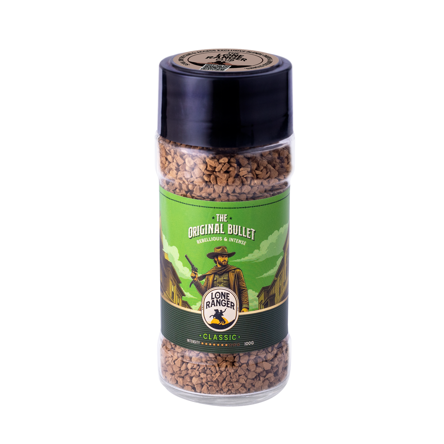 Lone Ranger Coffee Combo | Classic + Rum Flavored Instant Coffee | Each 50g | Pack of 2 | Freeze Dried