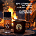 Lone Ranger Smokey Cinnamon Instant coffee (50gm) | The Fireside Toast 100% Pure Arabica | Freeze Dried | Hot or Cold